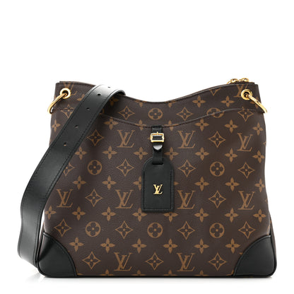 Louis Vuitton Monogram Odeon MM Black 1 of 10
