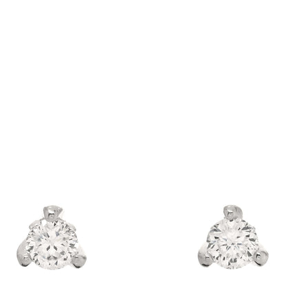 Roberto Coin 18K White Gold Diamond .46ctw Tulip Stud Earrings 1 of 4