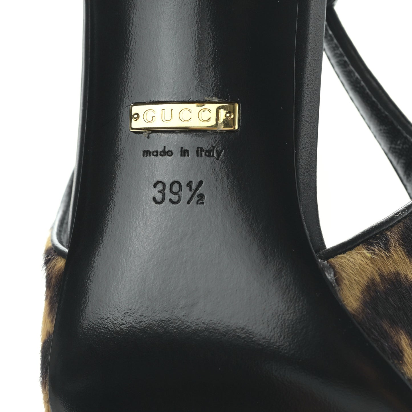 Calf Hair Leopard Print Priscilla 85 Pumps 39.5 Hazelnut