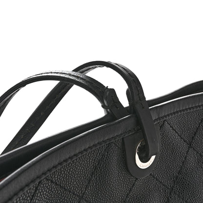 Chanel Grained Calfskin Large Shopping Fever Tote Black 14 of 14