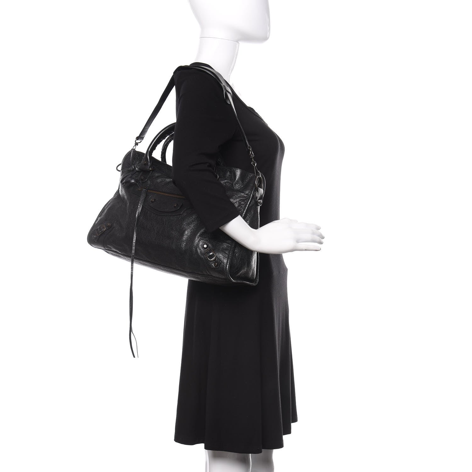 Balenciaga Agneau Classic Hardware City Black 2 of 10