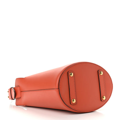 Burberry Supple Calfskin Small Bucket Orange 4 of 8