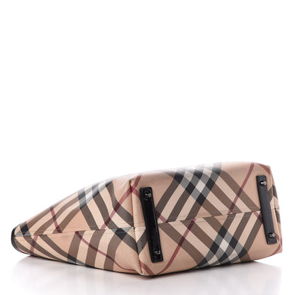 Burberry Nova Check Large Nickie Tote Black 4 of 10