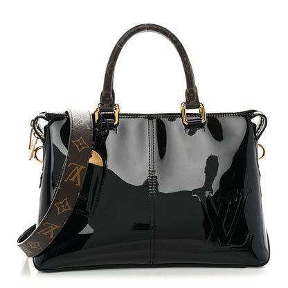 Louis Vuitton Patent Calfskin Miroir Tote Black 1 of 10