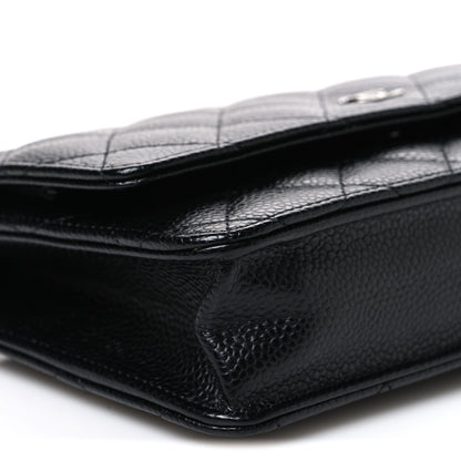 Chanel Caviar Quilted Wallet on Chain WOC Black 9 of 10