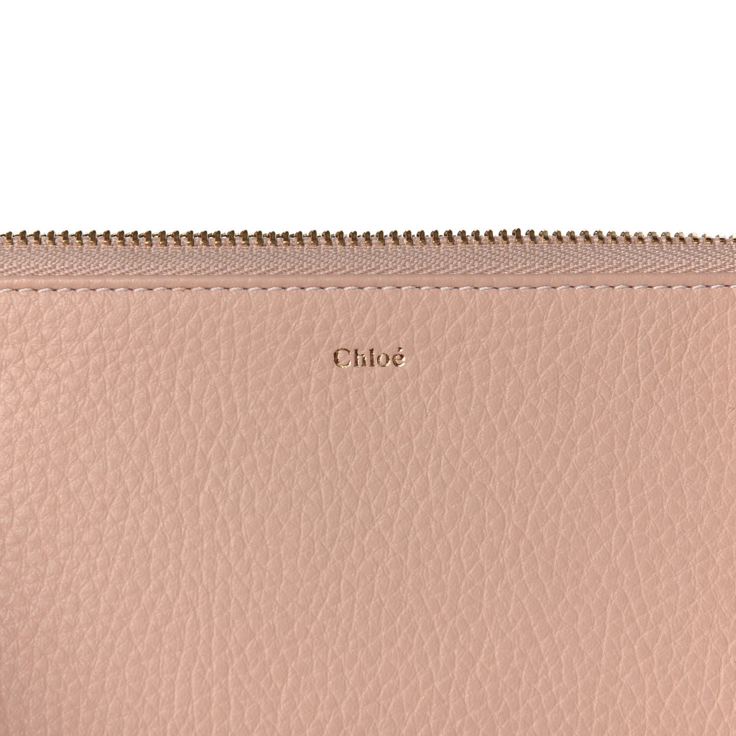 Chloe Calfskin Alphabet Long Zipped Wallet Blush Nude 6 of 10