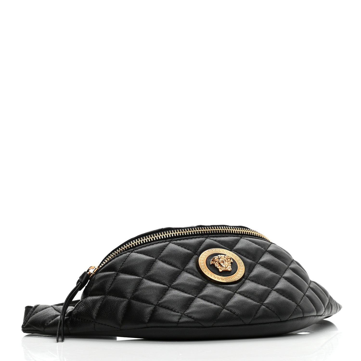 Versace Nappa Quilted Medusa Belt Bag Black 4 of 11