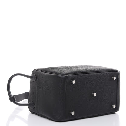 Hermes Taurillon Clemence Lindy 26 Black 4 of 10