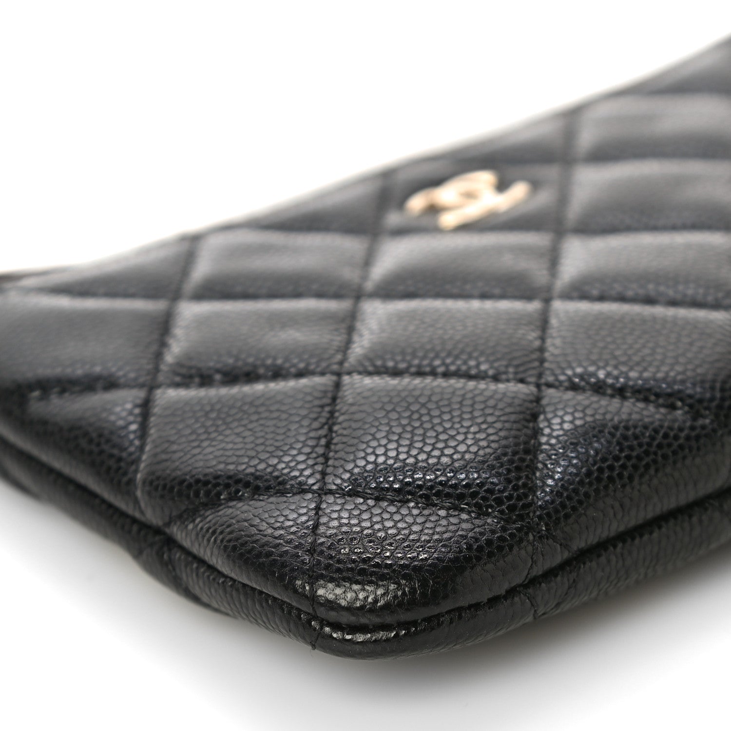 Chanel Caviar Quilted Small Cosmetic Case Black 9 of 12