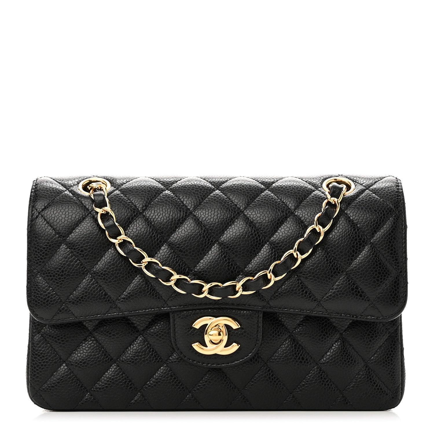 Chanel Caviar Quilted Small Double Flap Black 1 of 11