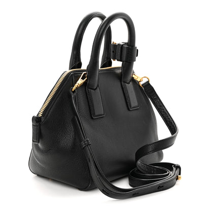 Marc Jacobs Textured Calfskin Mini Incognito Satchel Black 3 of 11