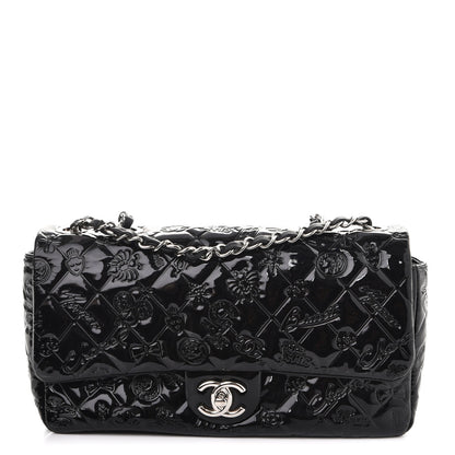 Chanel Patent Medium Lucky Symbols Flap Black 1 of 7