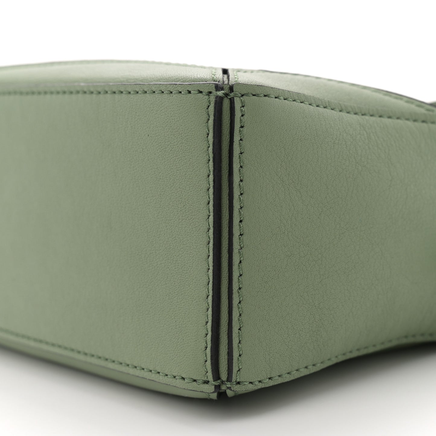 Calfskin Mini Pansies Puzzle Bag Rosemary