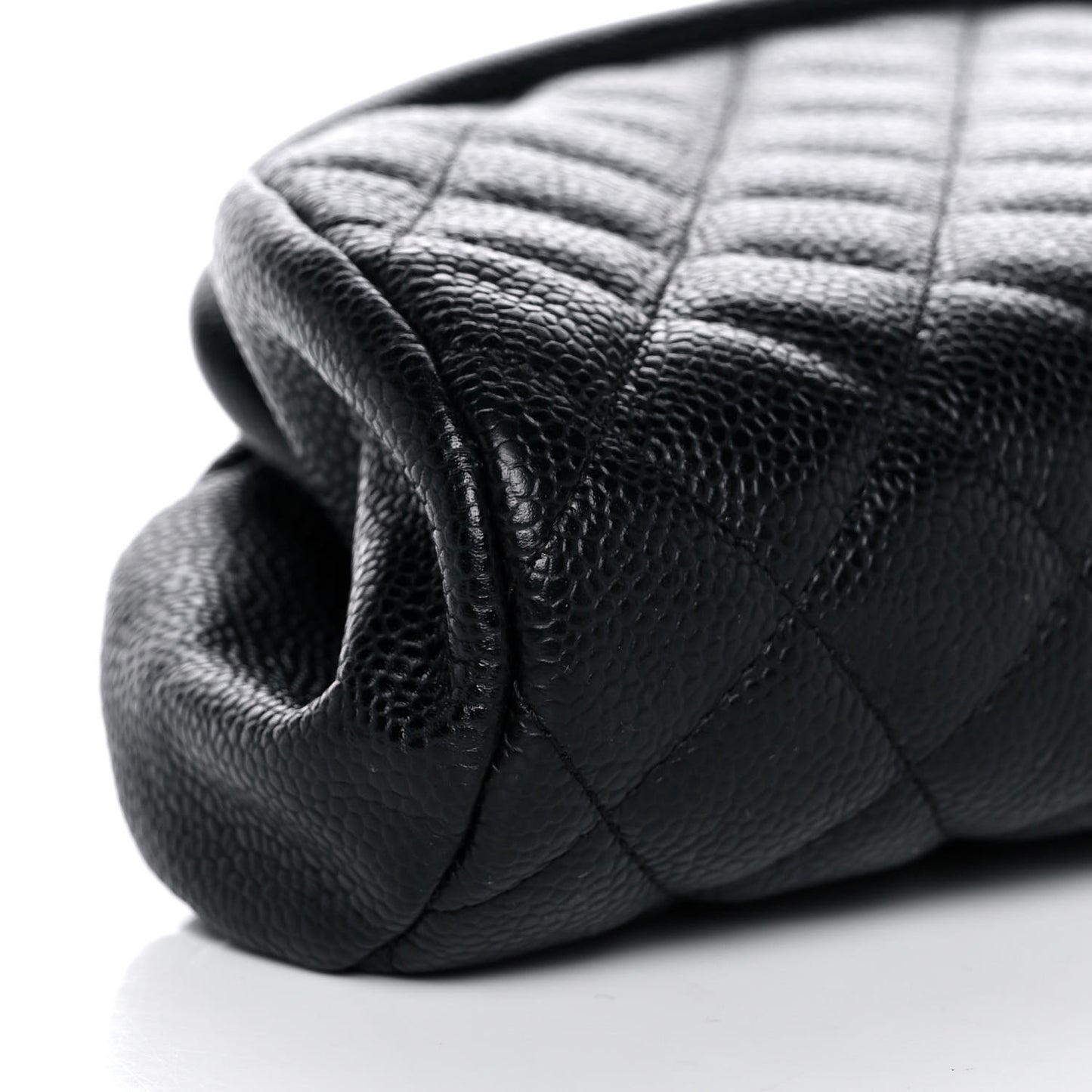 Caviar Quilted Timeless Clutch Black