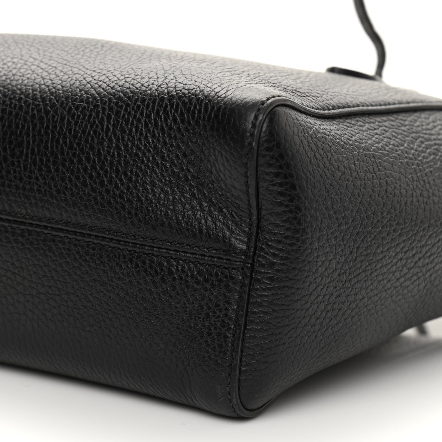 Gucci Dollar Calfskin Mini Swing Top Handle Bag Black 9 of 9