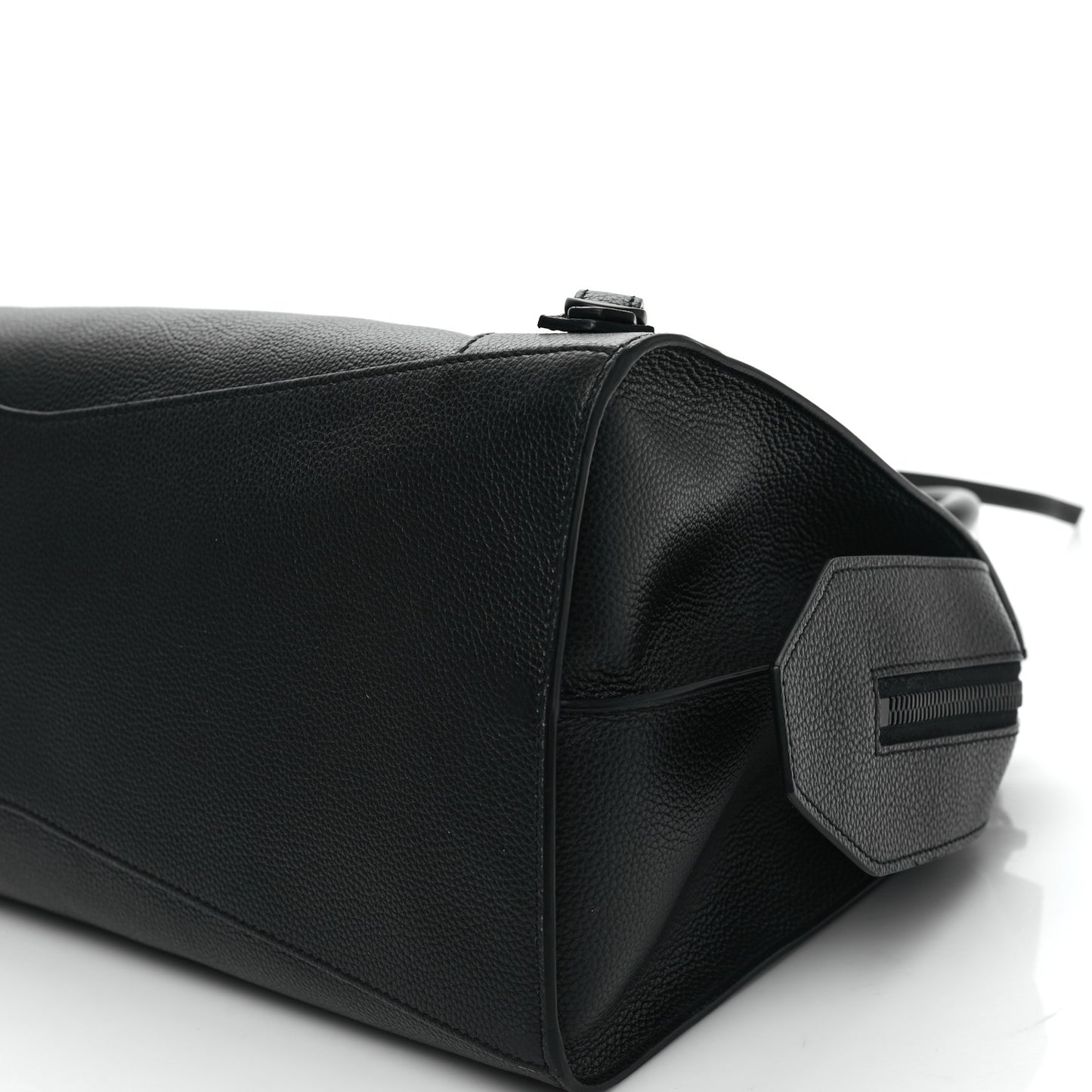 Grained Calfskin Neo Classic Black Hardware Medium City Black