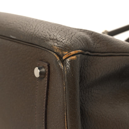 Hermes Chevre de Coromandel Birkin 35 Vert Bronze 10 of 17