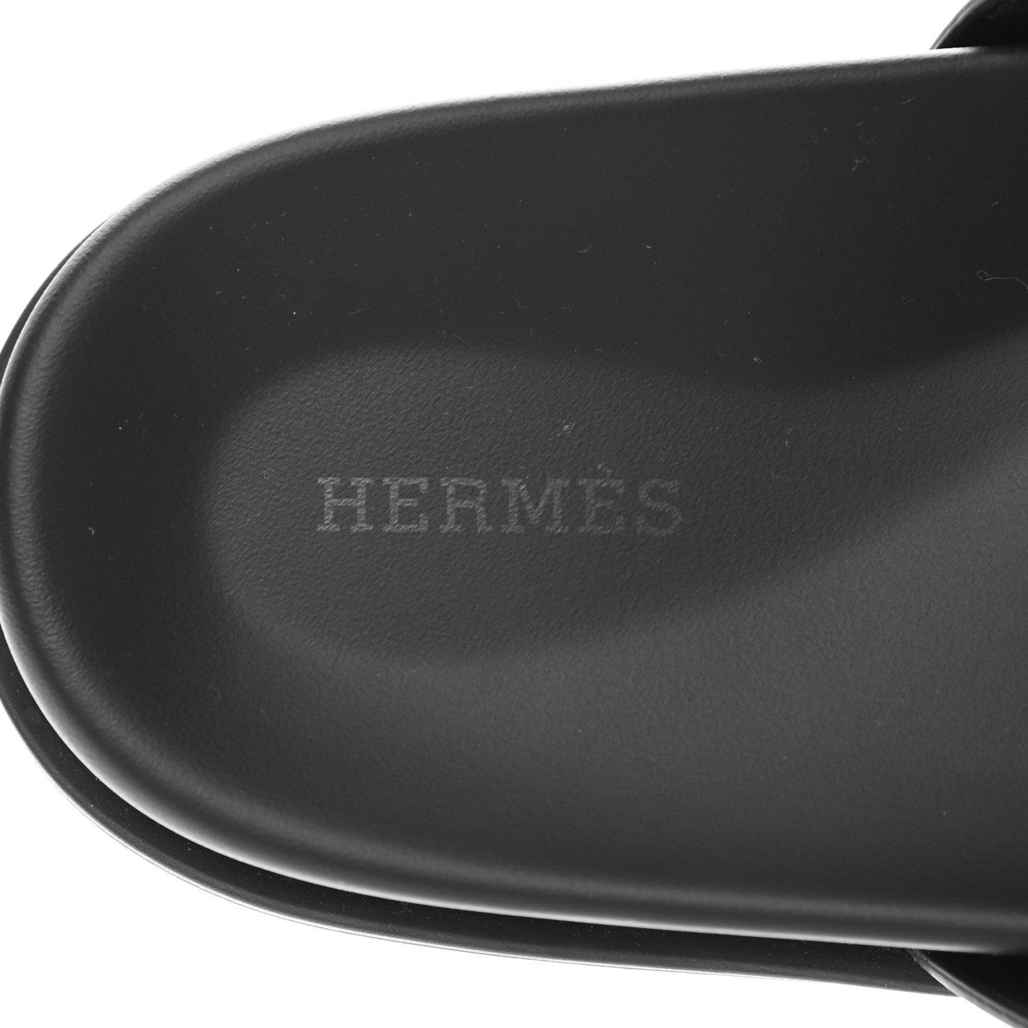 Hermes Calfskin Mens Chypre Sandals 43.5 Black 7 of 13