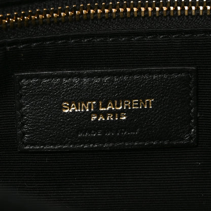 Saint Laurent Silk Striped Monogram Medium Jamie Blue Multicolor 5 of 9