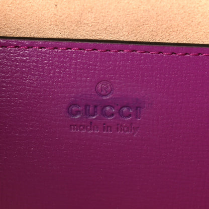 Gucci Azalea Calfskin Web Small Horsebit 1955 Crossbody Bag Spicy Cyclamin 7 of 11