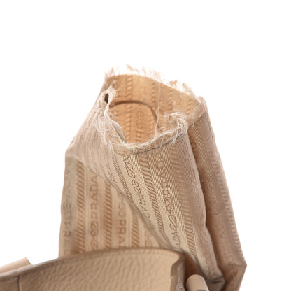 Prada Vitello Daino Side Pocket Tote Sabbia 10 of 17