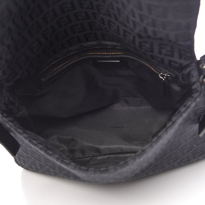 Fendi Zucchino Mama Baguette Black 5 of 13