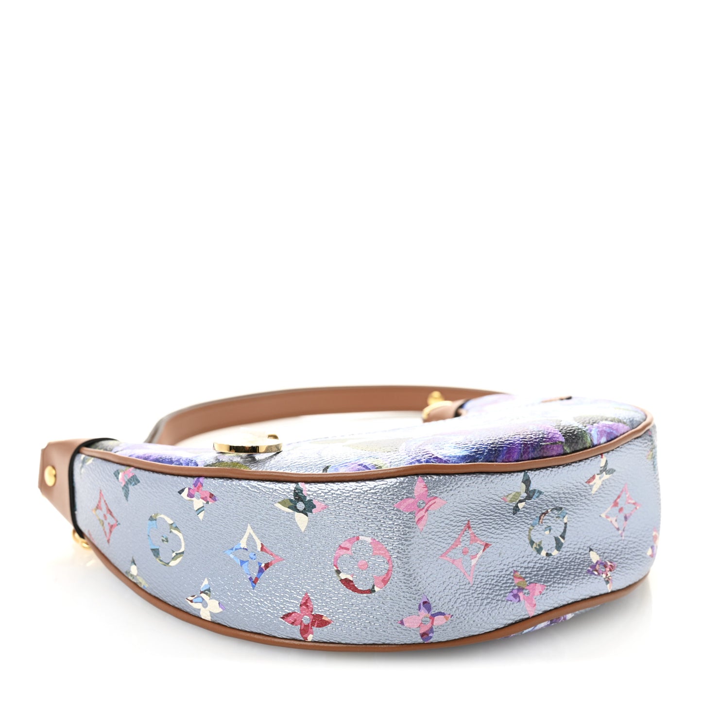 Metallic Monogram LV Garden Loop PM Blue