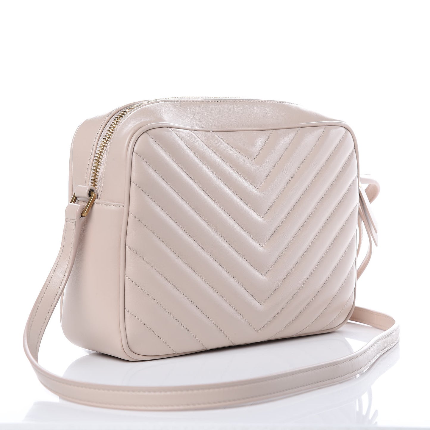 Calfskin Matelasse Monogram Lou Camera Bag Beige