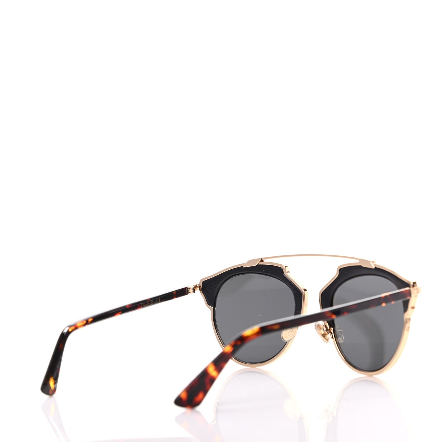 Christian Dior Metal Lambskin So Real Sunglasses Black 4 of 7