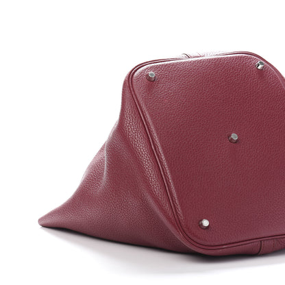 Hermes Taurillon Clemence Picotin Lock 26 GM Rubis 9 of 12