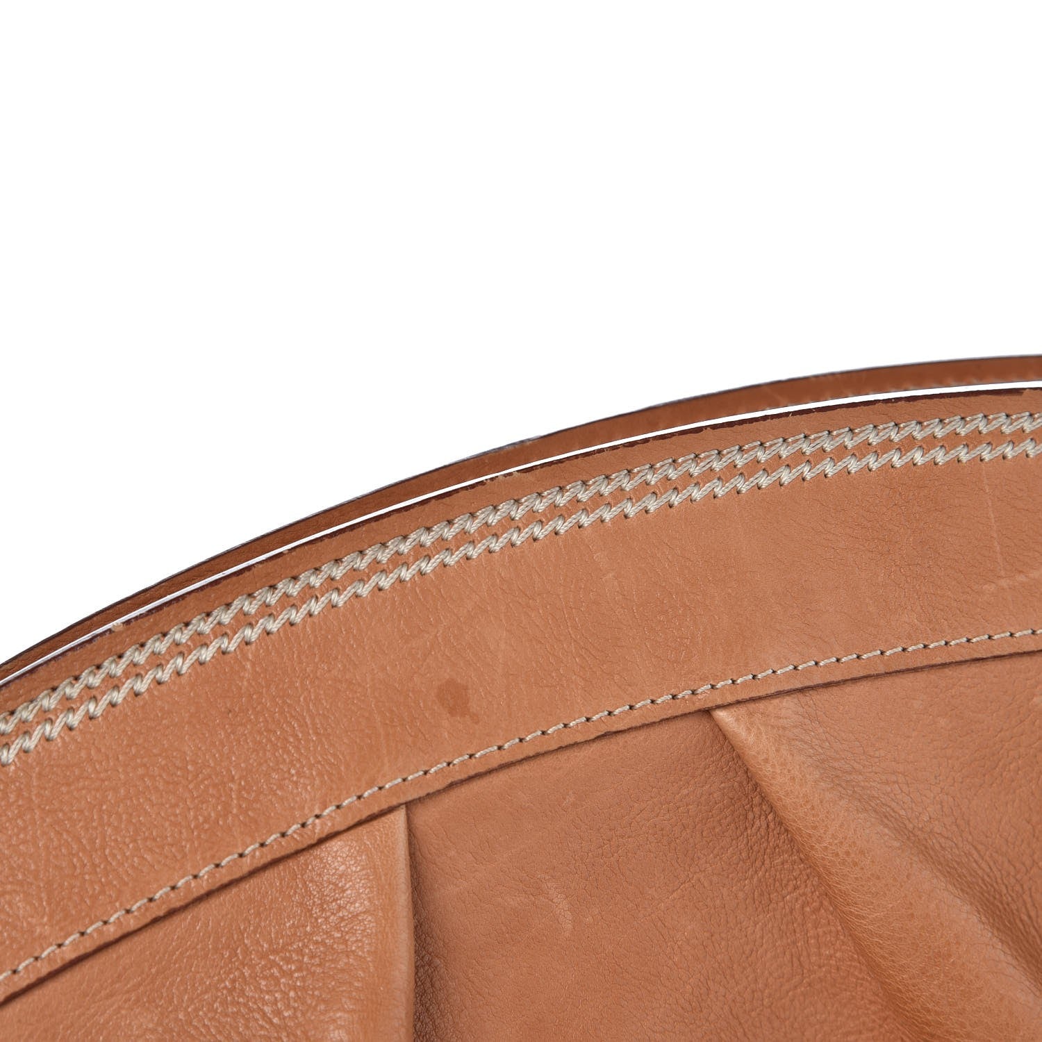Christian Dior Calfskin Saddle Bowler Tan 10 of 17