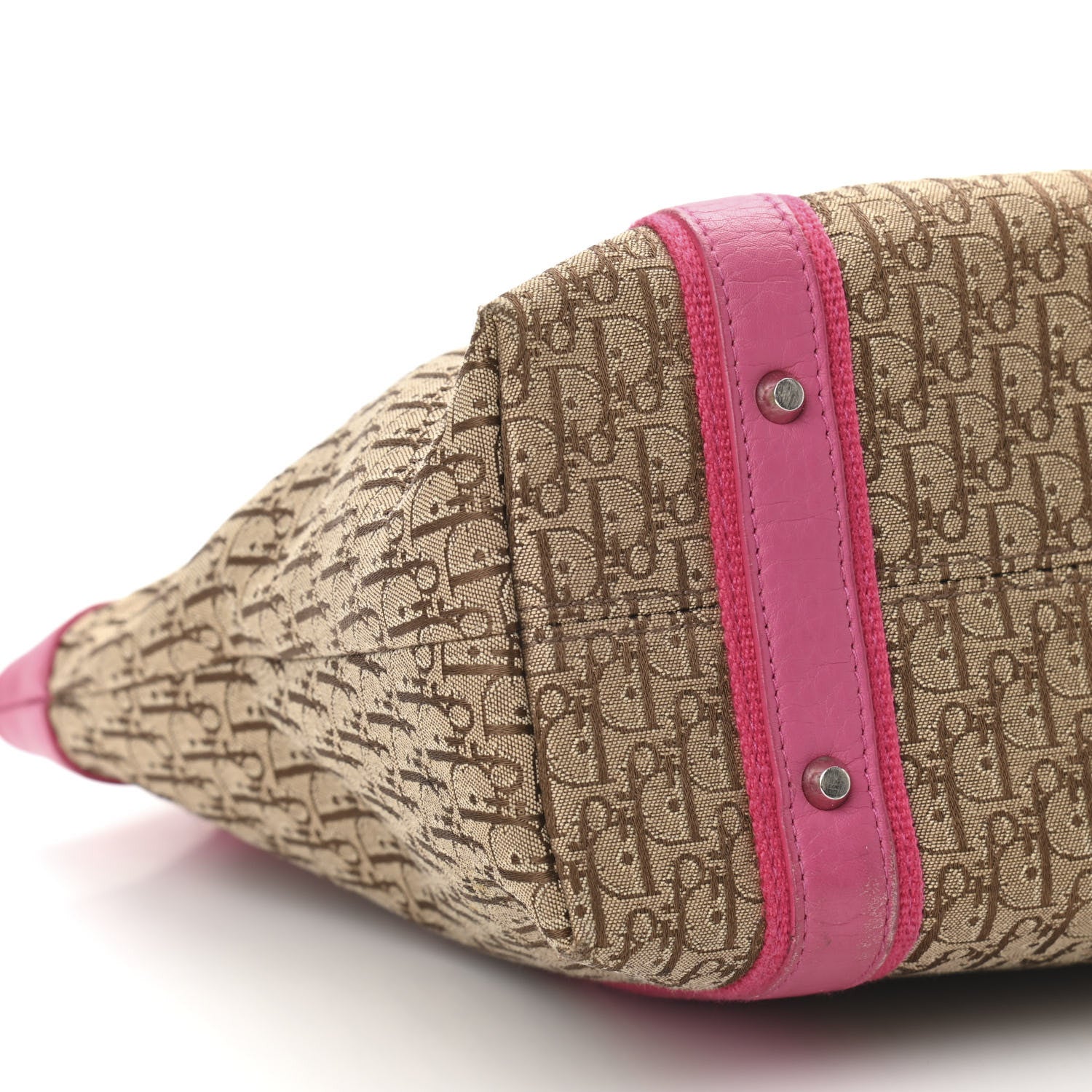 Christian Dior Monogram Street Chic Shoulder Bag Beige Pink 9 of 13