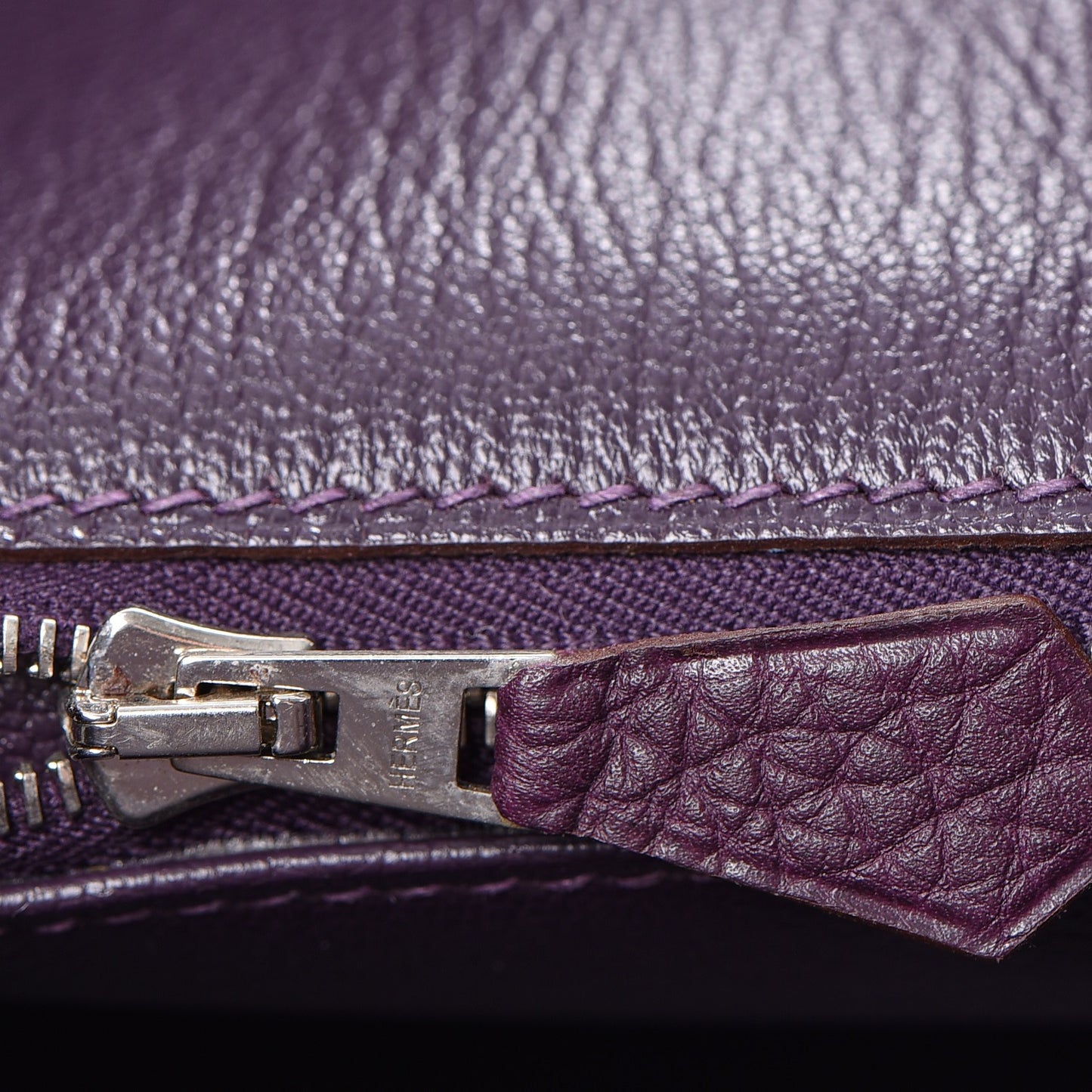 Togo Birkin 35 Raisin