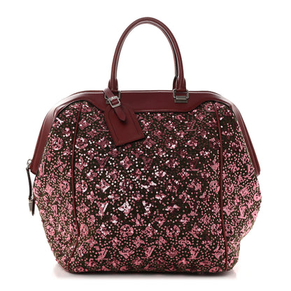 Louis Vuitton Sequin Monogram Sunshine Express North South Burgundy 1 of 10