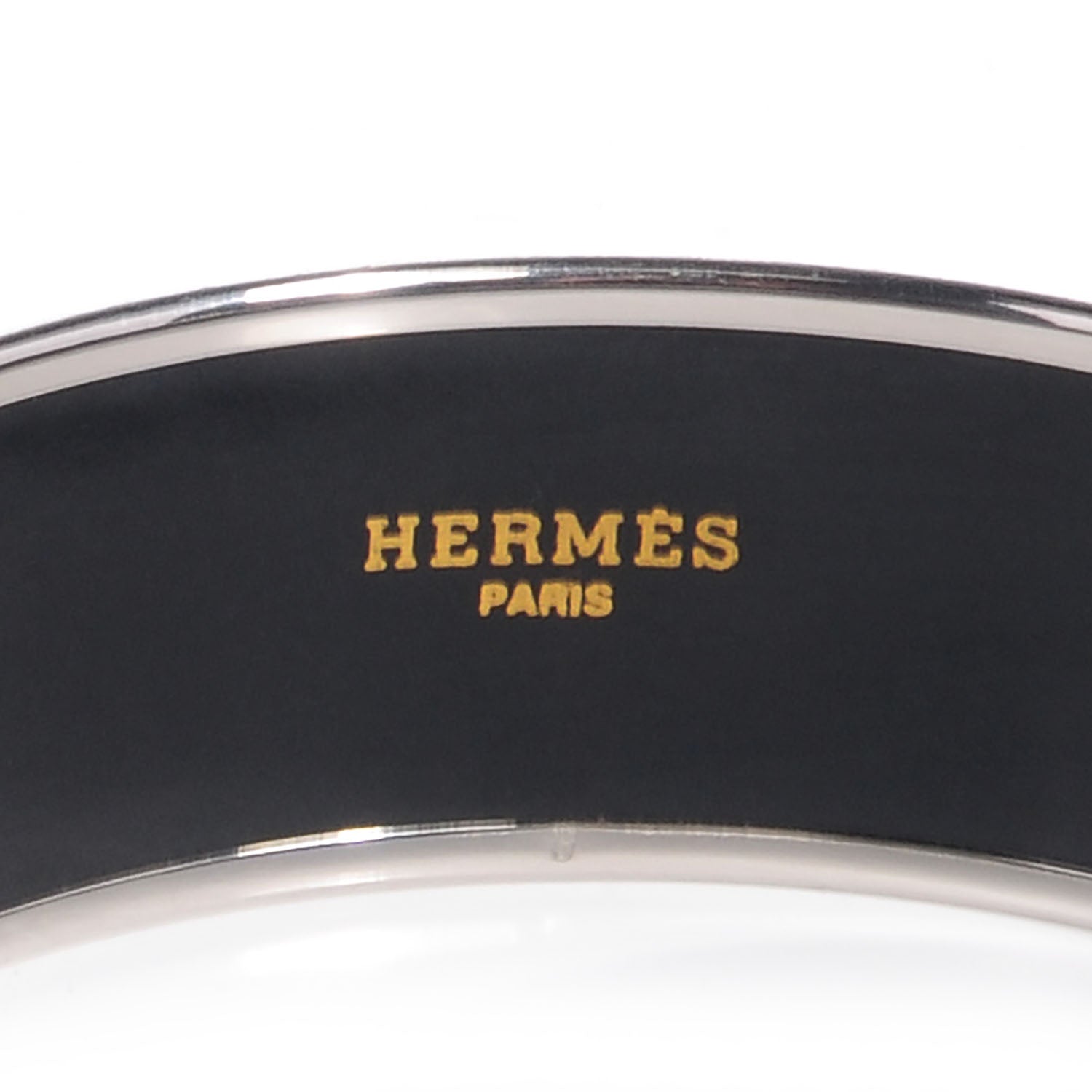 Hermes Enamel Printed Carriage Wide Bracelet 70 5 of 7