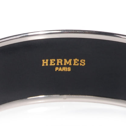 Hermes Enamel Printed Carriage Wide Bracelet 70 5 of 7