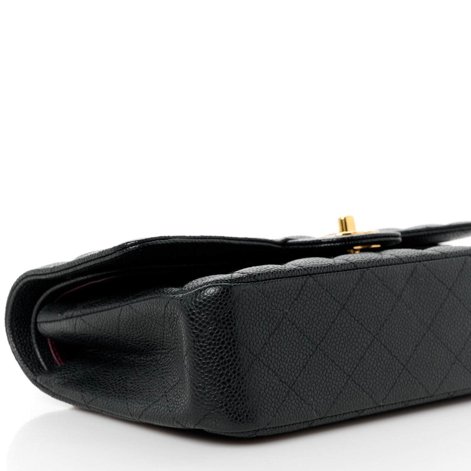 Chanel Caviar Quilted Medium Double Flap Black 10 of 12