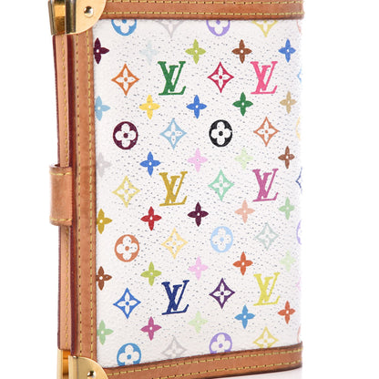 Louis Vuitton Monogram Multicolor Small Ring Agenda Cover White 7 of 8
