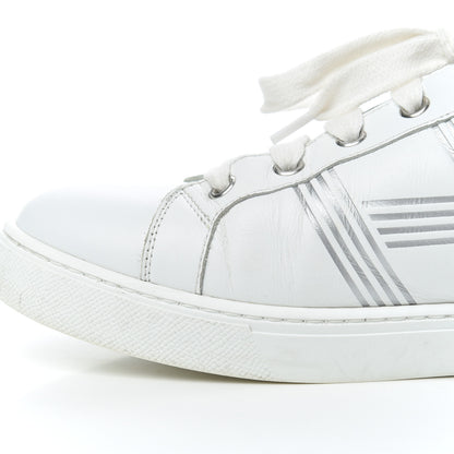 Hermes Nappa Womens Avantage Sneakers 39.5 White Argent 10 of 24