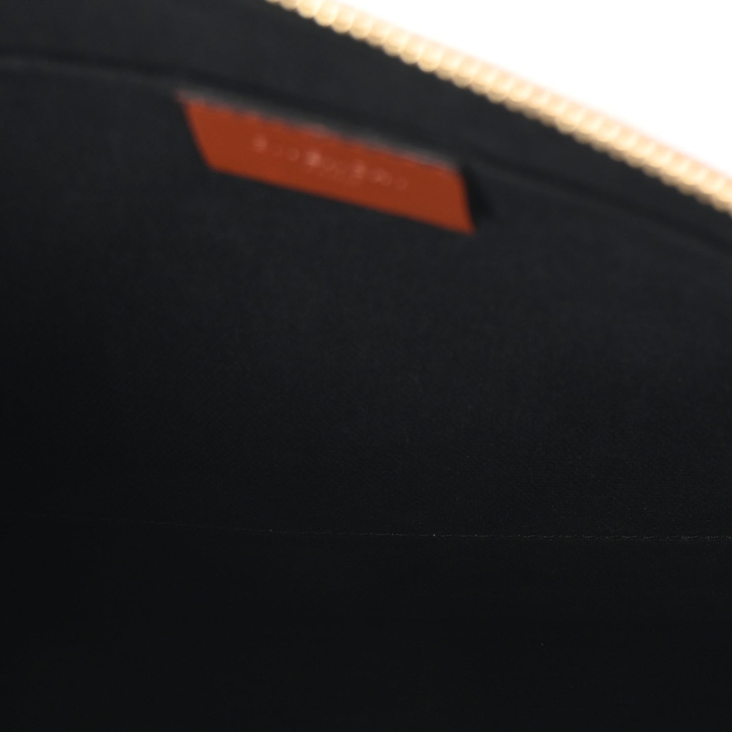 Calfskin Crocodile Embossed Medium Antigona Pouch Cognac