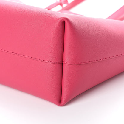 Saint Laurent Calfskin Large Shopping Tote Fuchsia 8 of 8