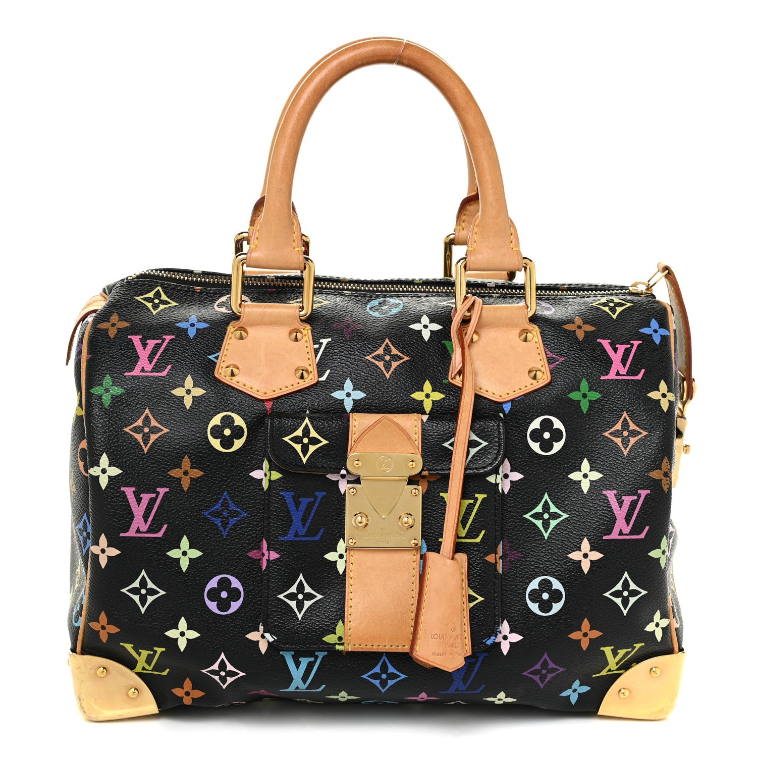 Louis Vuitton Monogram Multicolor Speedy 30 Black 1 of 20