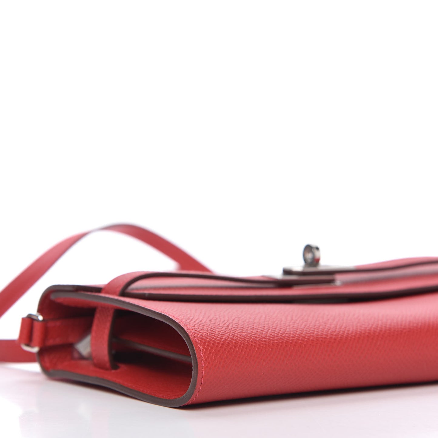 Epsom Kelly Wallet To Go Rouge Casaque