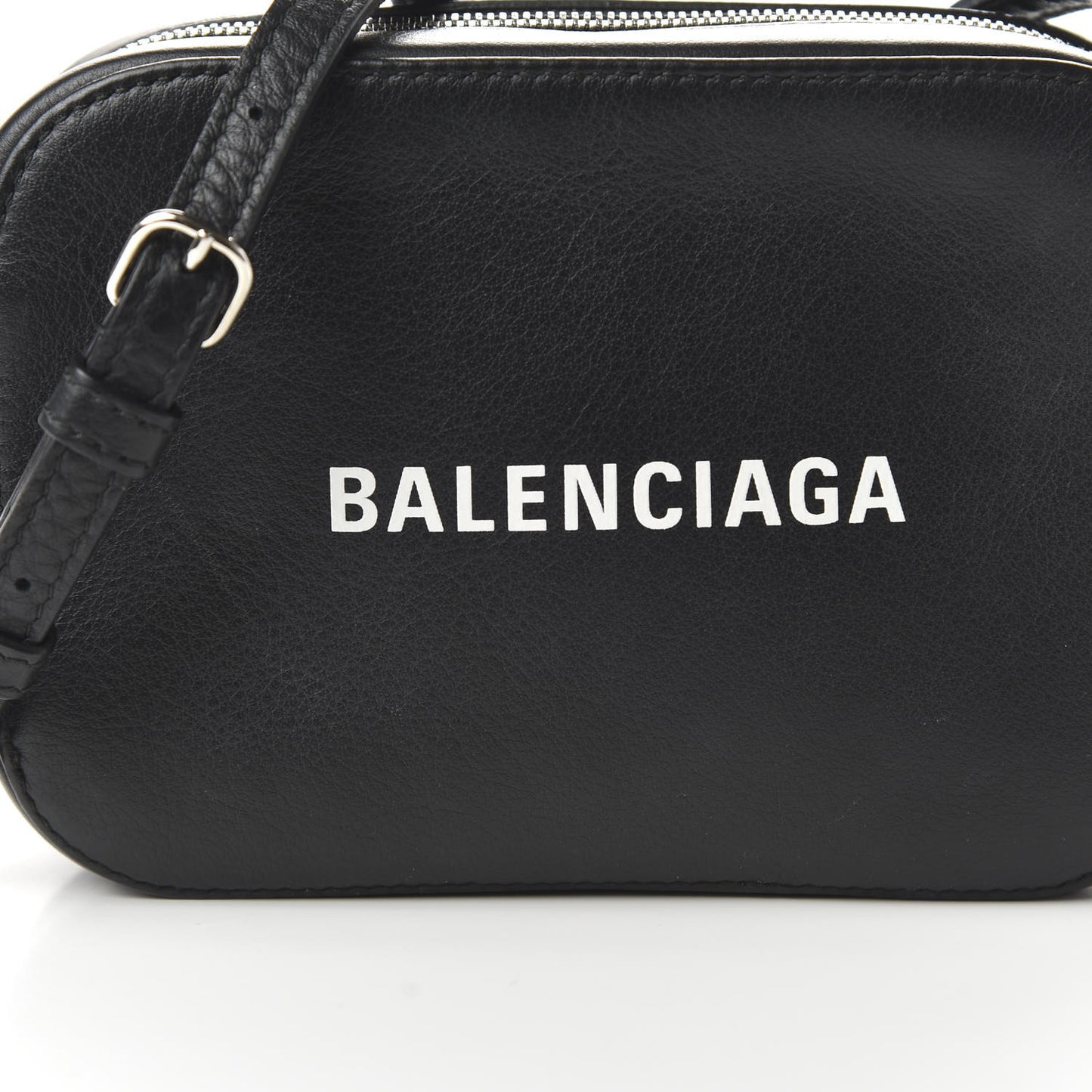 Calfskin Logo XS Everyday Camera Bag Black