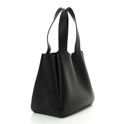 Prada Vitello Daino Soft Small Dynamique Tote Black 3 of 14