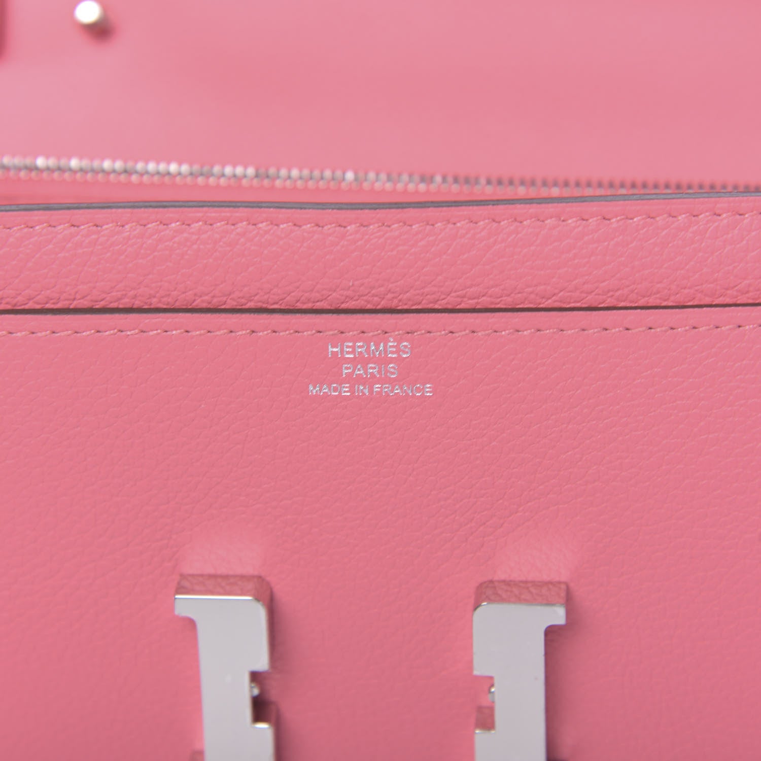 Hermes Evercolor Constance Wallet To Go Rose Azalee 6 of 11
