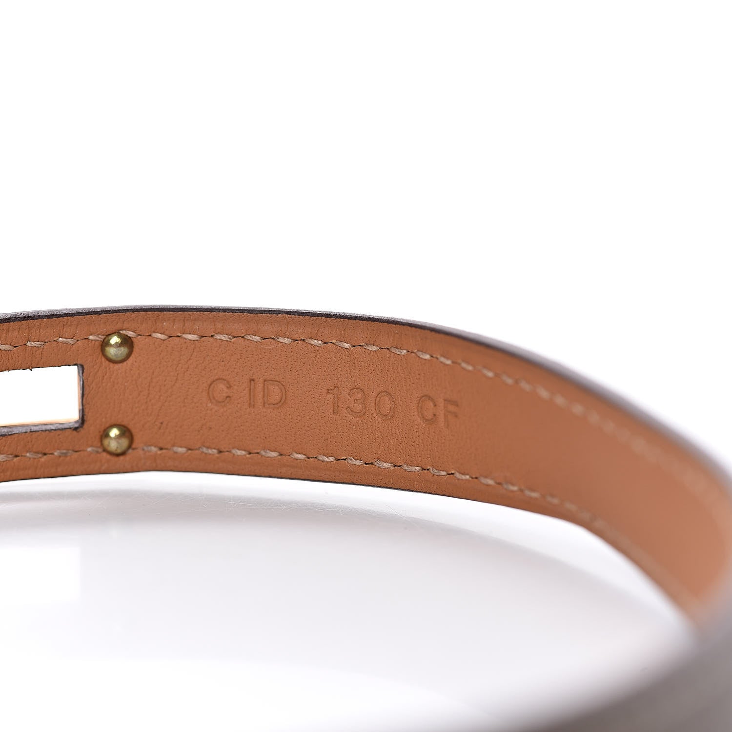 Hermes Swift Kelly Double Tour Bracelet T2 Etoupe 5 of 6