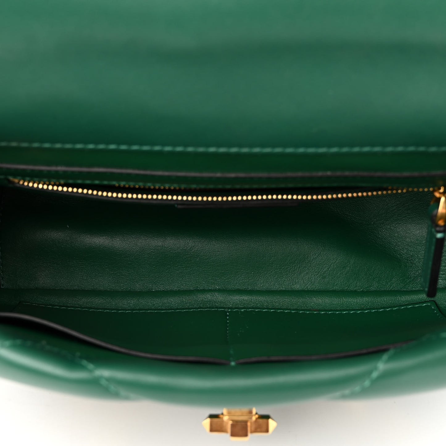 Nappa Large Roman Stud Shoulder Bag Jungle