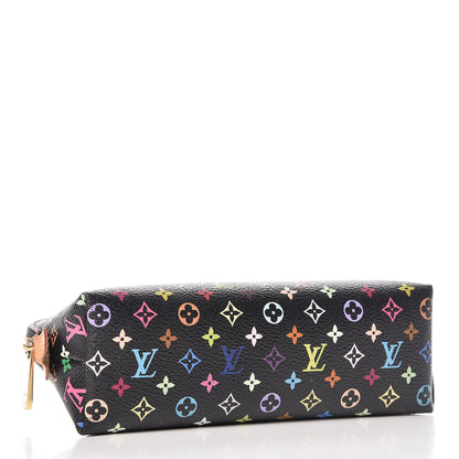 Louis Vuitton Monogram Multicolor Cosmetic Pouch Black Grenade 4 of 10
