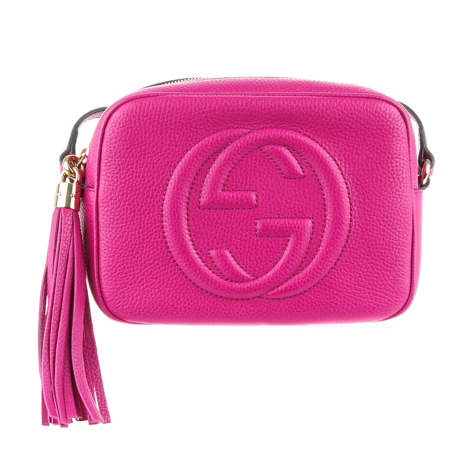 Cellarius Calfskin Small Soho Disco Bag Bright Bouganville